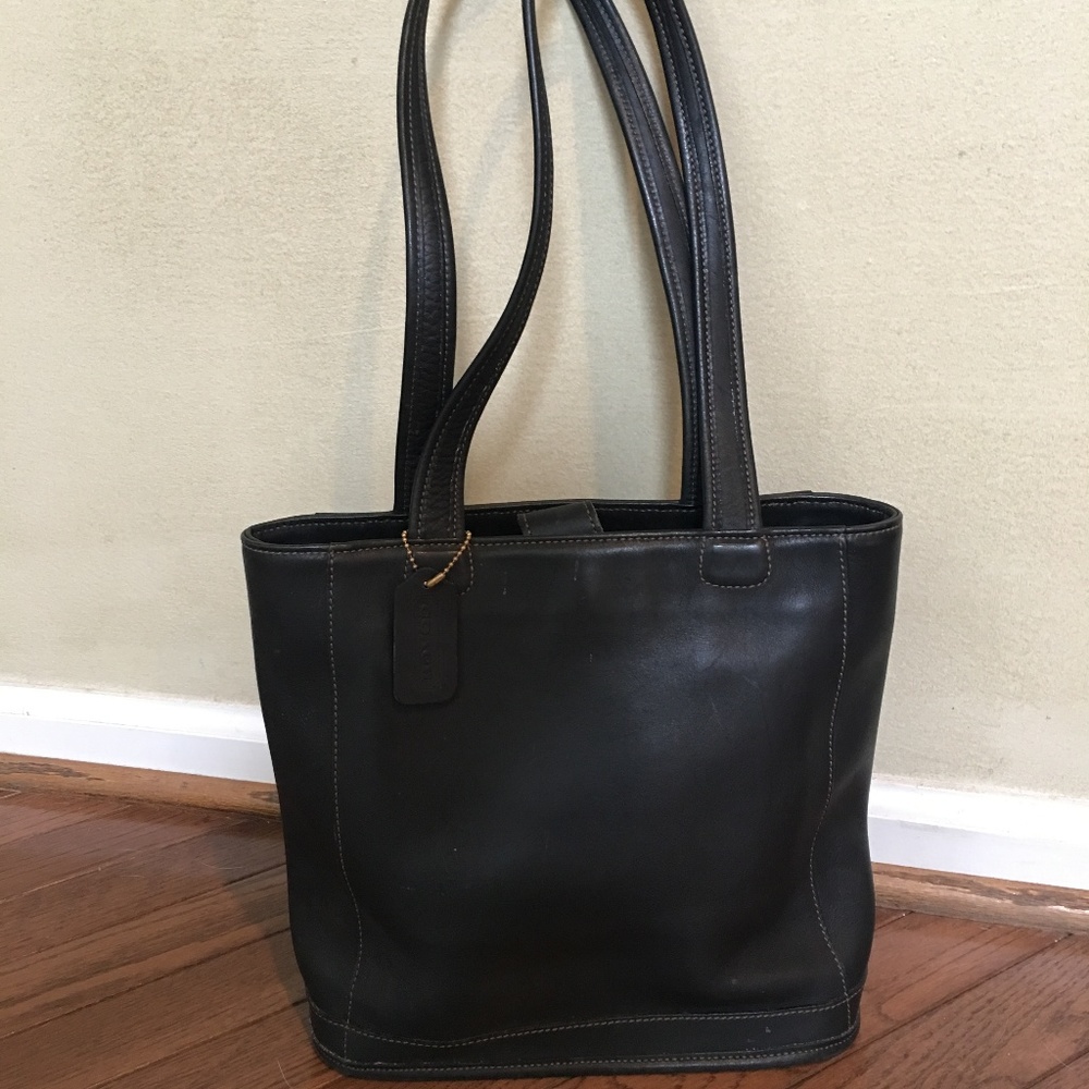 Coach Black Bleeker tote